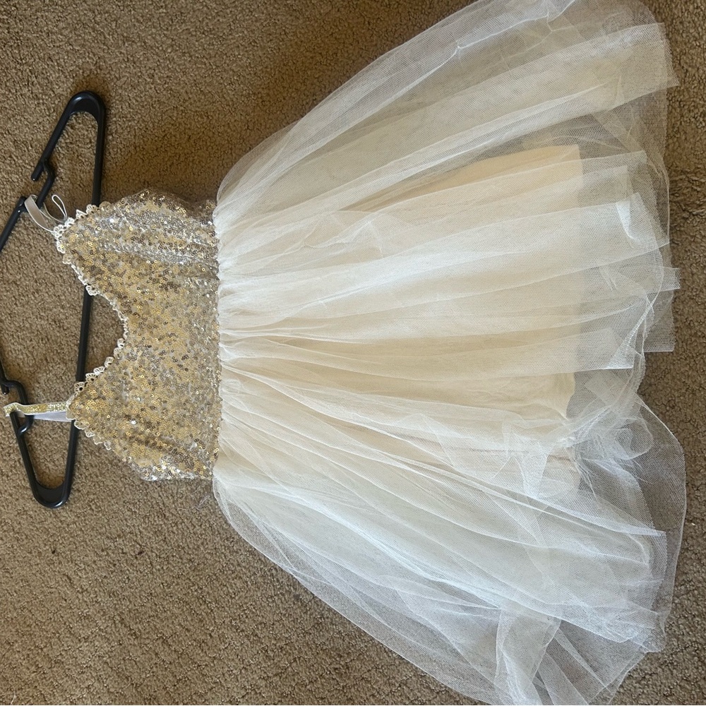 Elegant Cream Kids Dress